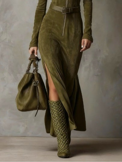 Kimberly Benn | Belted Zip Dress