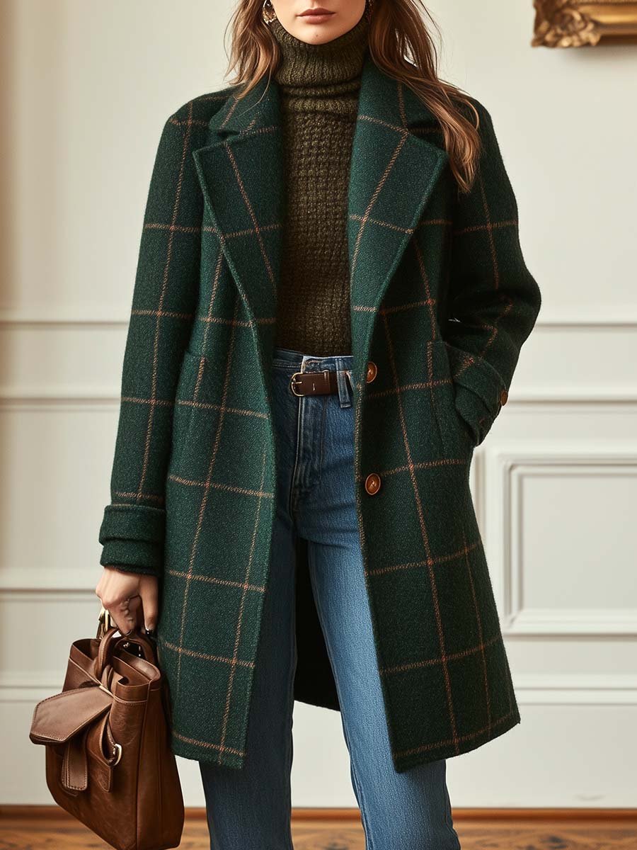 Kimberly Benn | Classic Plaid Coat