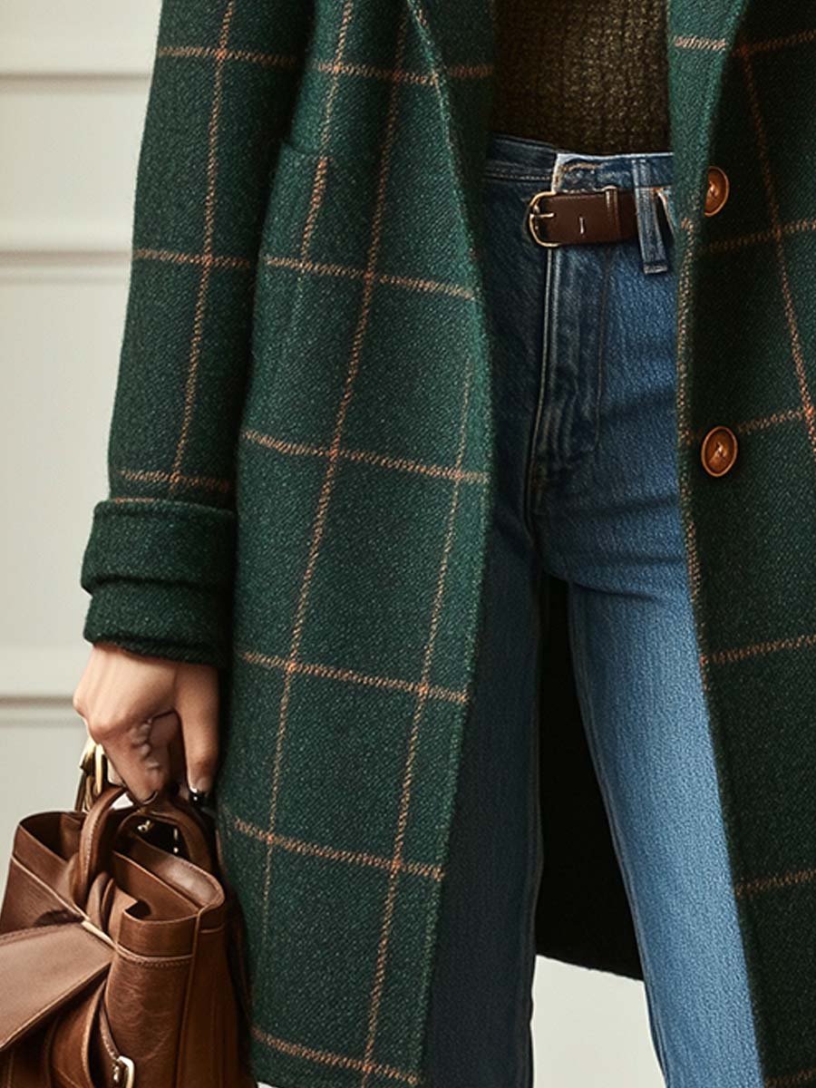 Kimberly Benn | Classic Plaid Coat