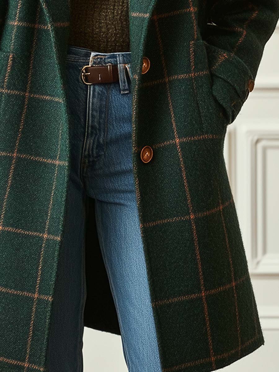 Kimberly Benn | Classic Plaid Coat