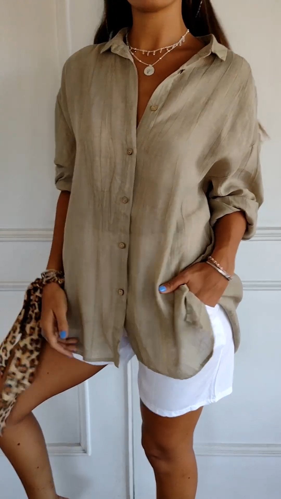 Kimberly Benn | Elegant Shirt With Pleated Style