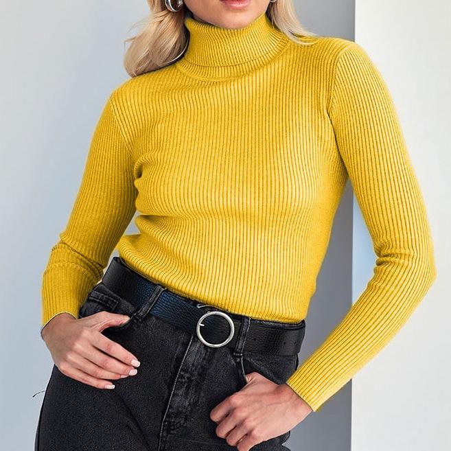 Kimberly Benn | Ribbed Turtleneck Sweater