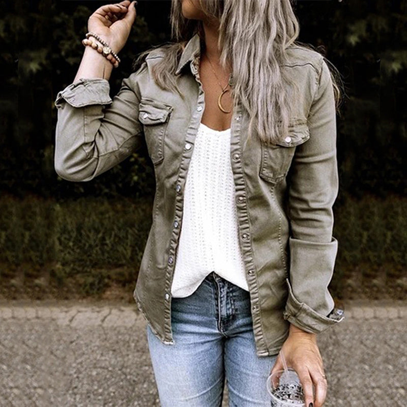 Kimberly Benn | Lightweight Denim Shirt Jacket