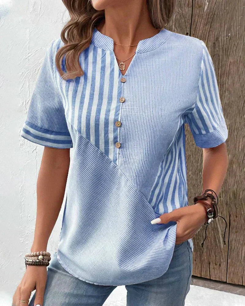 Kimberly Benn | Soft Striped Blouse