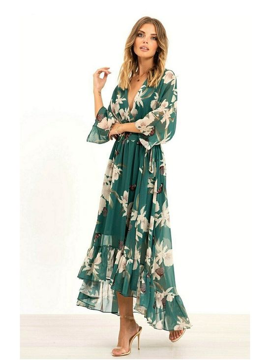 Kimberly Benn | Elegant Kimono Midi Dress