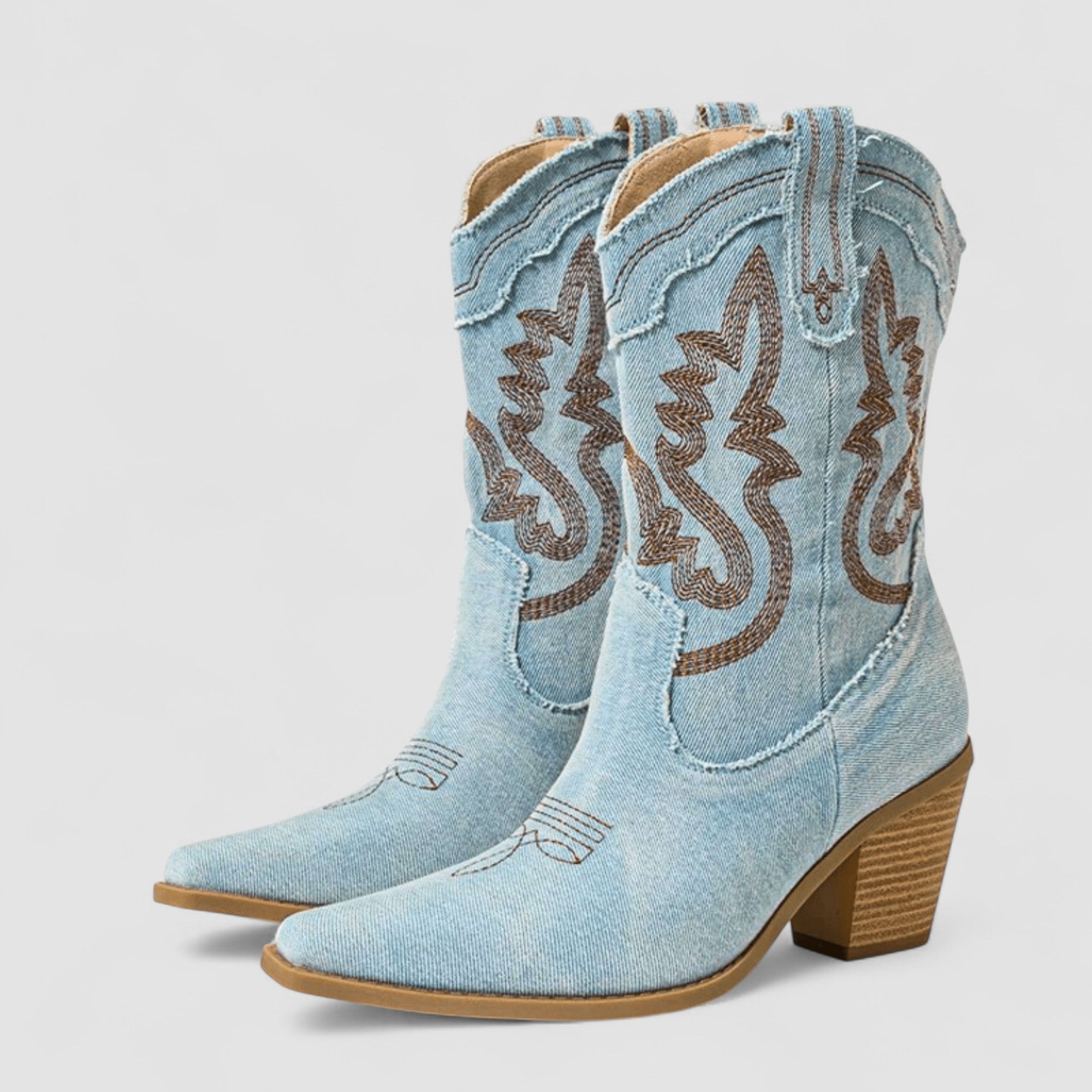 Kimberly Benn | Orthopedic Denim Ankle Boots