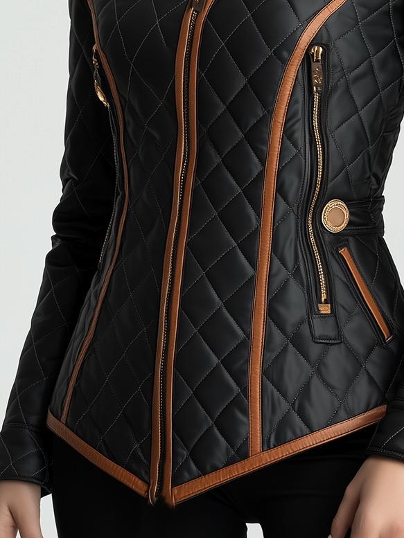 Kimberly Benn | Diamond-Quilted Padded Jacket