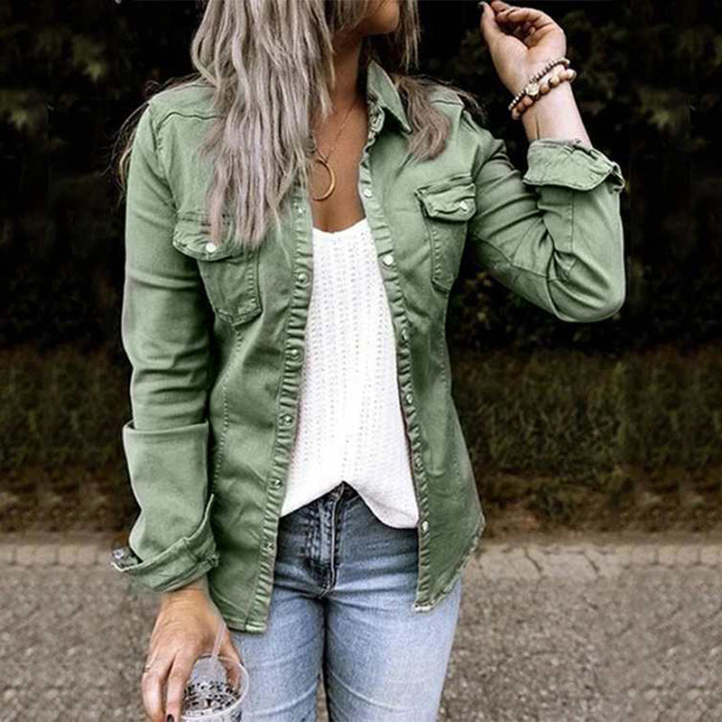 Kimberly Benn | Lightweight Denim Shirt Jacket