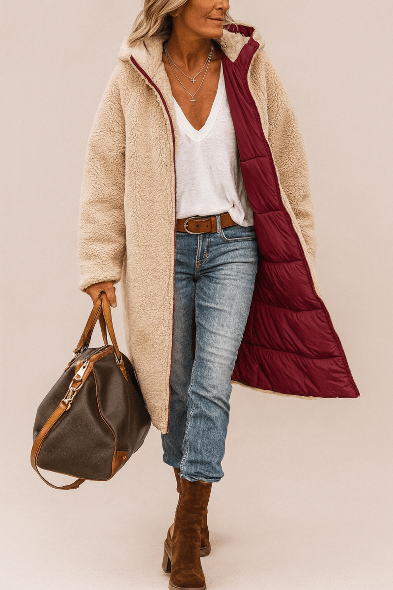 Kimberly Benn | Soft And Lush Reversible Coat