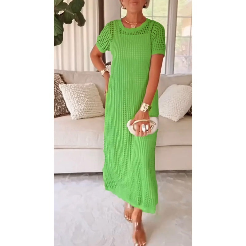 Kimberly Benn | Sheer Knit Maxi Dress