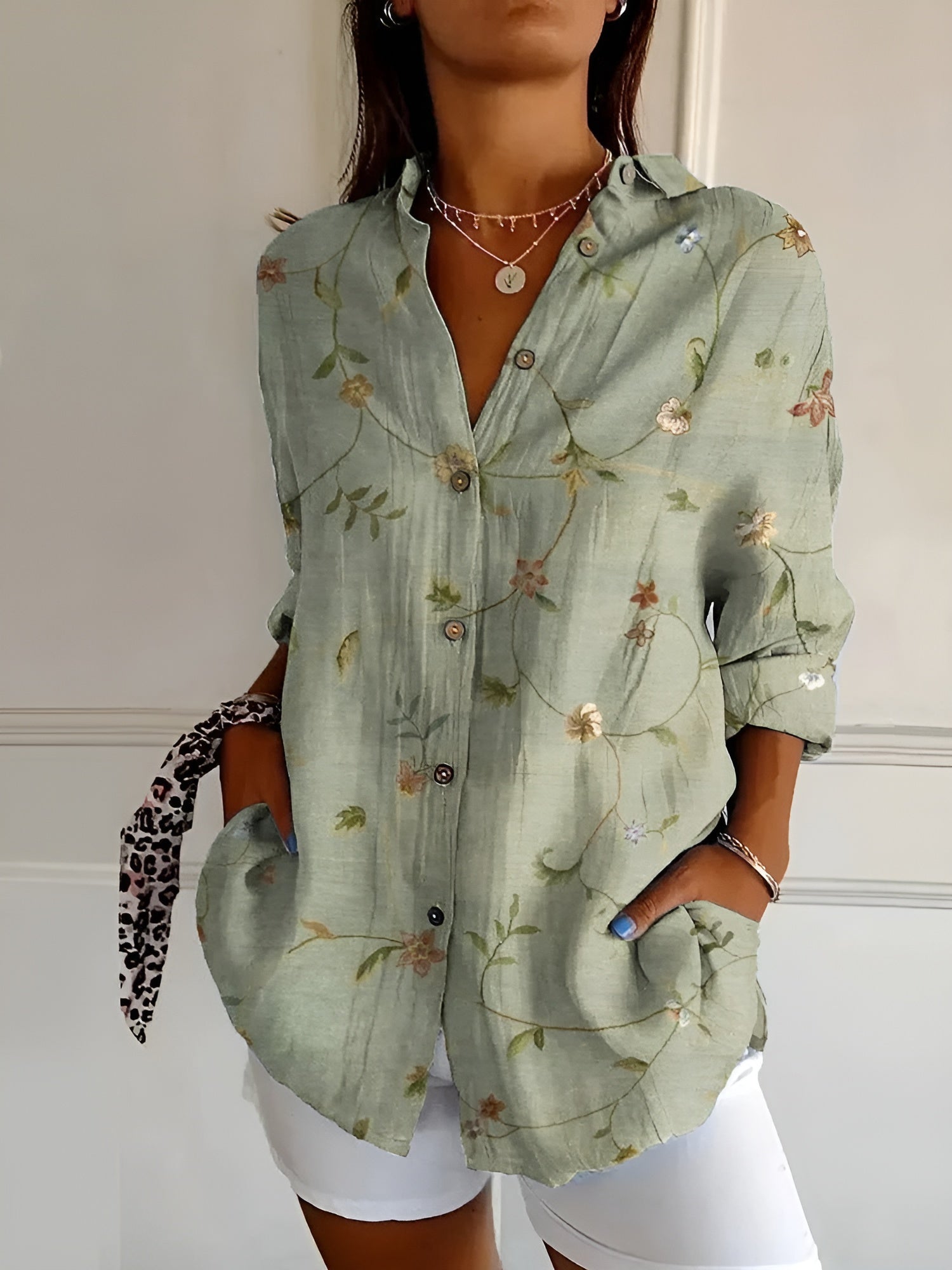 Kimberly Benn | Floral Blouse