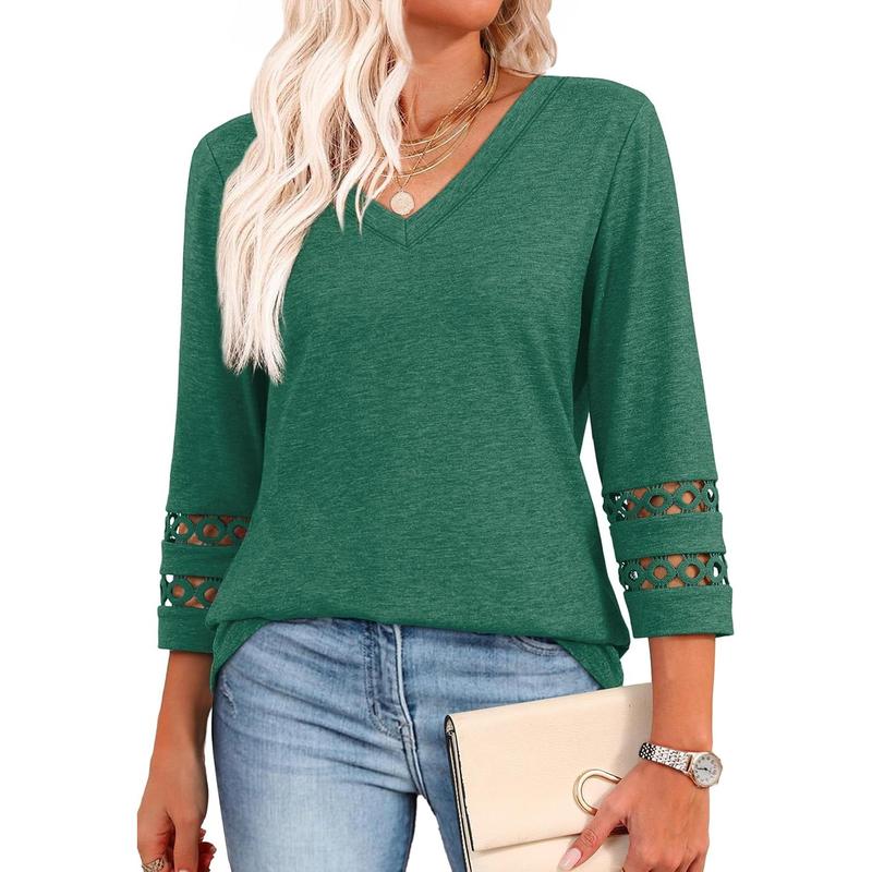 Kimberly Benn | Chic Casual V-Neck Summer Top