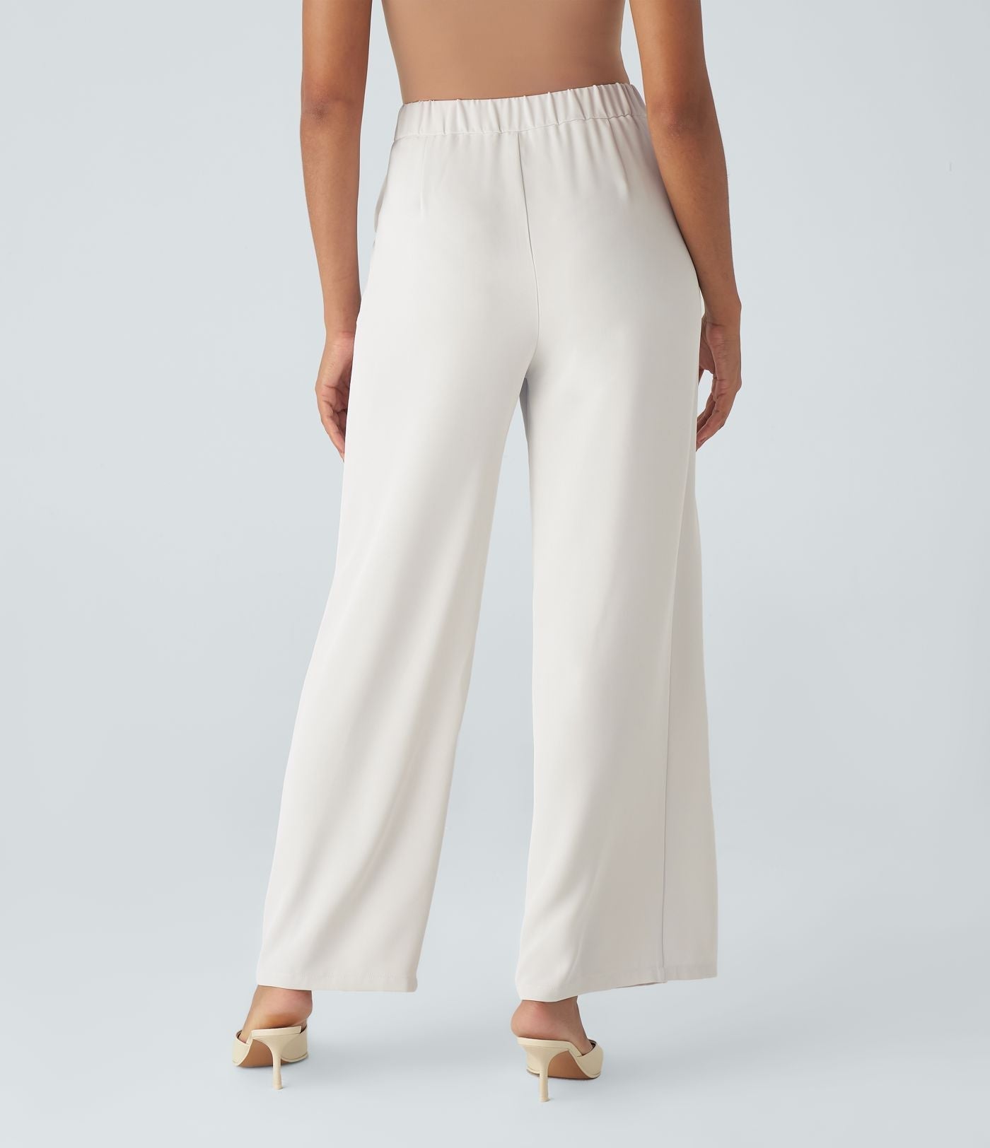 Kimberly Benn | High-Waisted Pants With Elegant Wrap Design