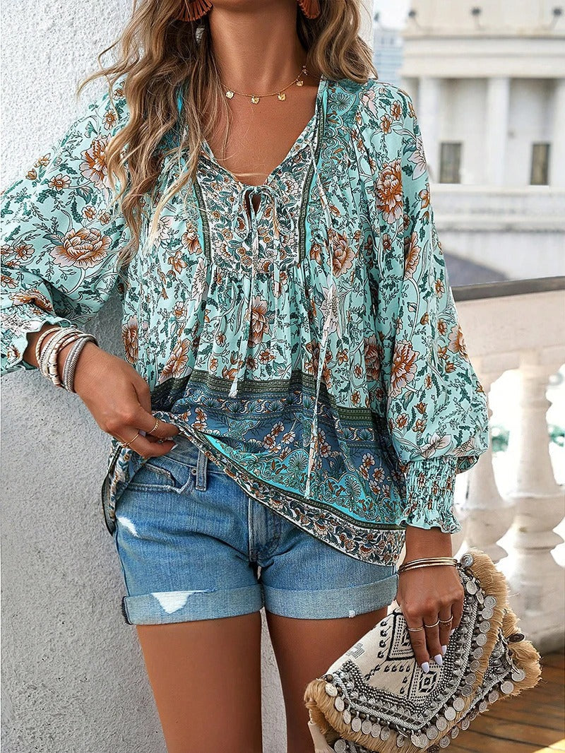 Kimberly Benn | Floral Summer Blouse