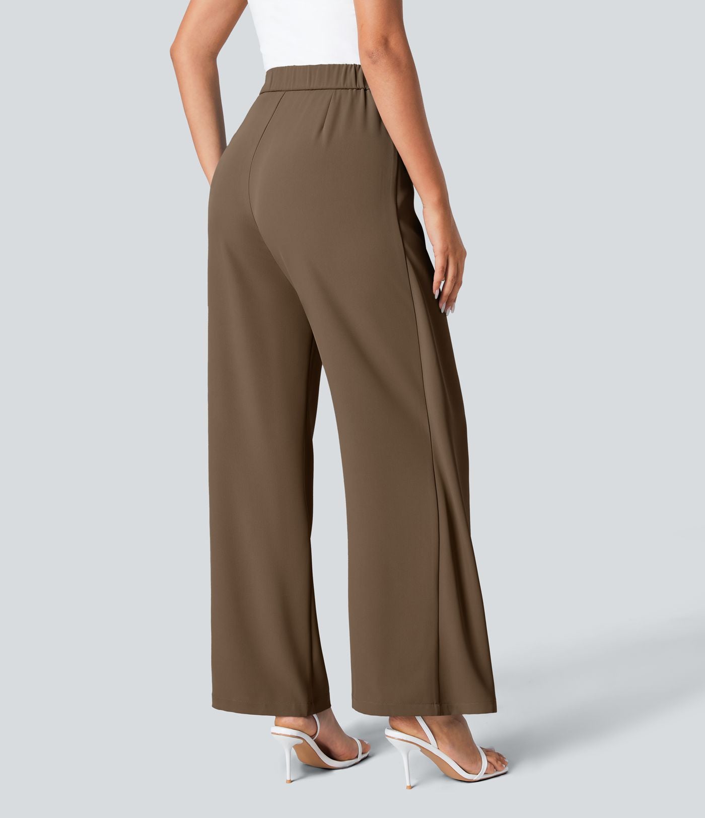 Kimberly Benn | High-Waisted Pants With Elegant Wrap Design