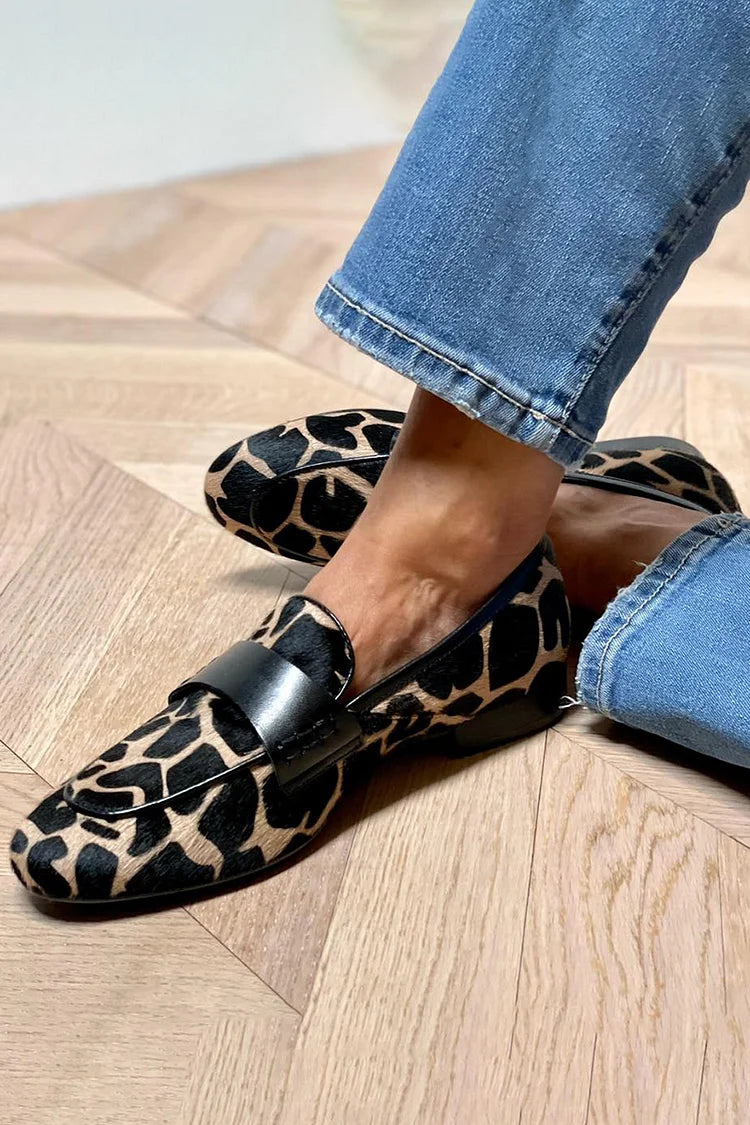 Kimberly Benn | Animal Print Loafer With Detail