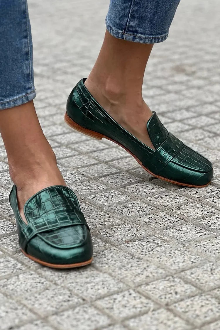 Kimberly Benn | Crocodile Effect Loafer