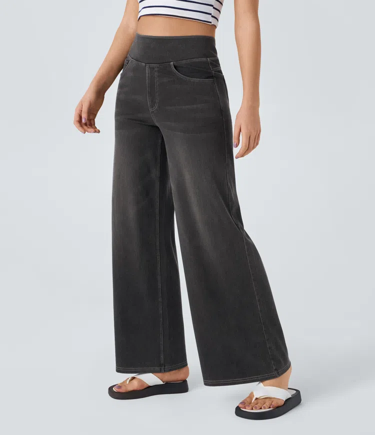 Kimberly Benn | Relaxed Fit Wide-Leg Jeans