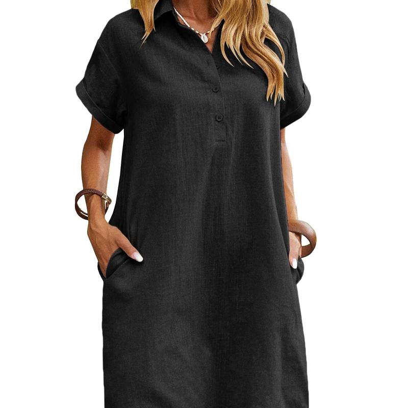 Kimberly Benn | Relaxed Short Sleeve Summer Dress
