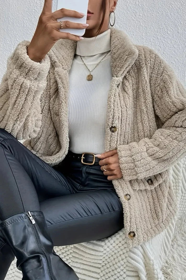 Kimberly Benn | Velvet Button Cardigan