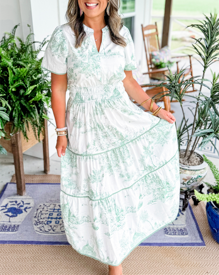 Kimberly Benn | Tiered Maxi Dress