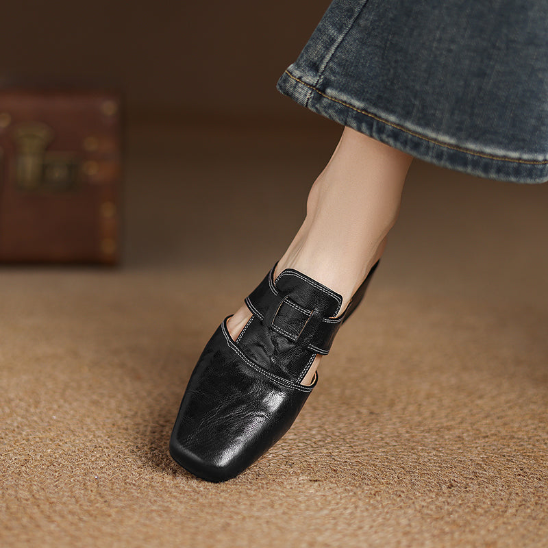 Kimberly Benn | Genuine Leather Mules