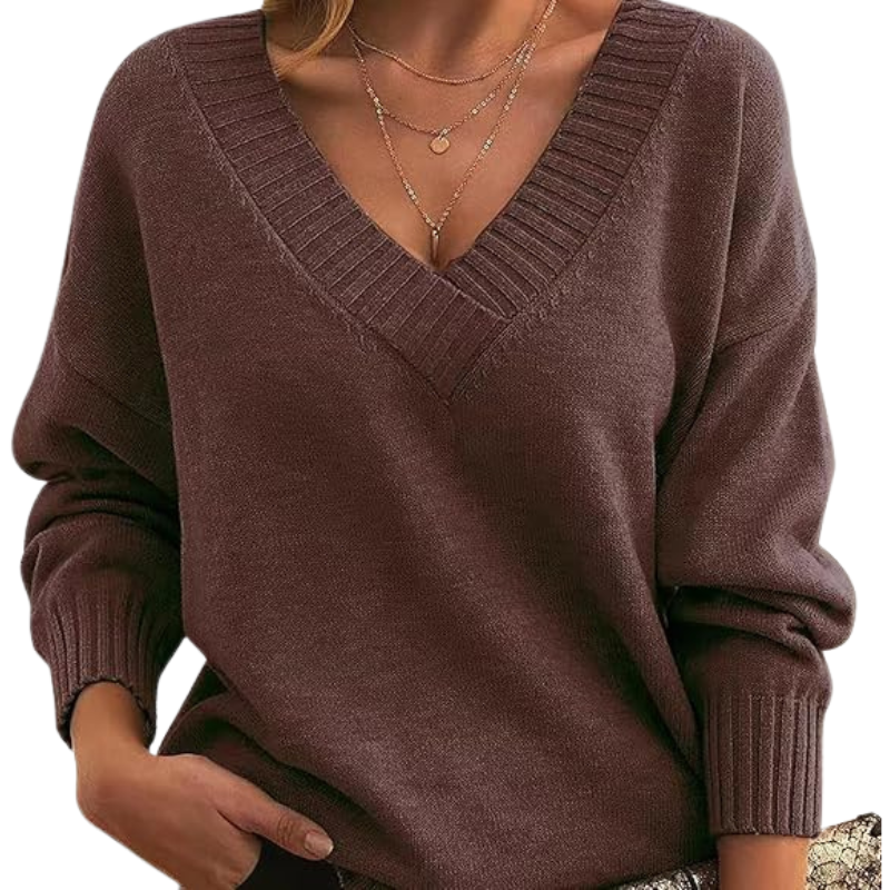 Kimberly Benn | Lightweight V-Neck Sweater