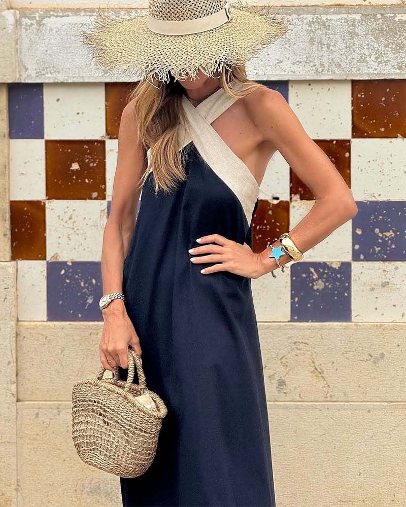 Kimberly Benn | Halterneck Maxi Dress