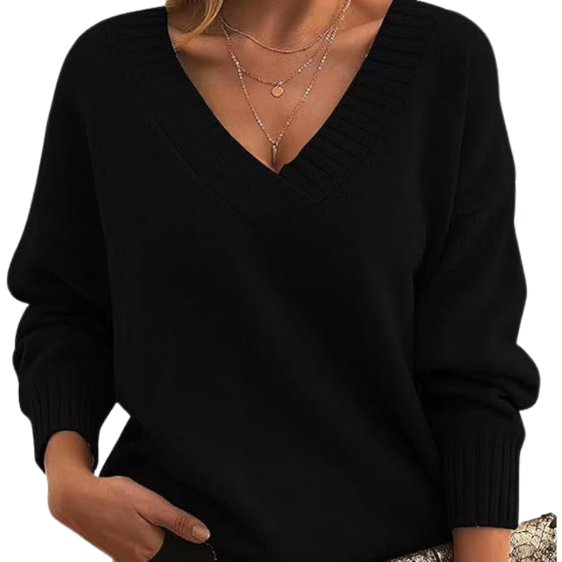 Kimberly Benn | Lightweight V-Neck Sweater