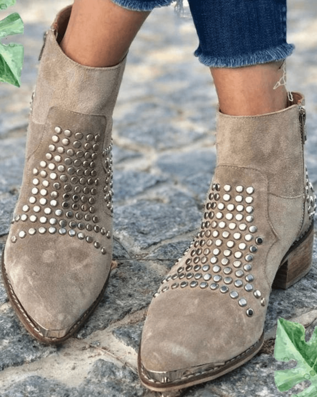 Kimberly Benn | Ankle Boots With Studs