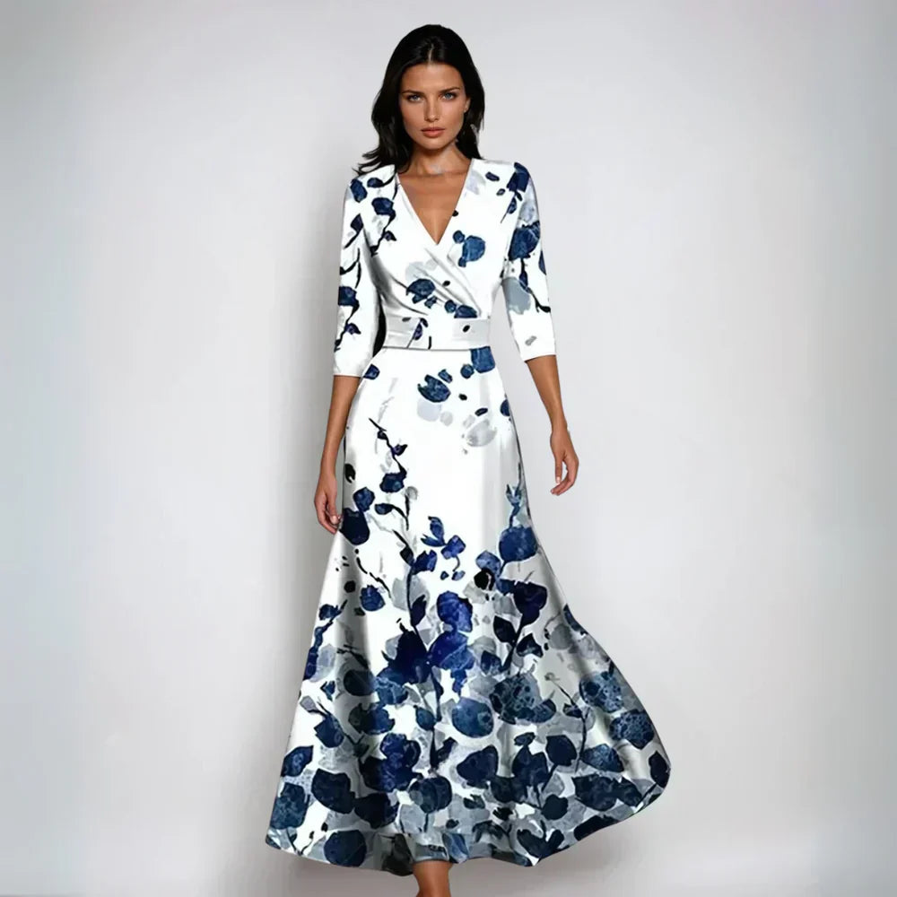 Kimberly Benn | Floral Wrap Maxi Dress