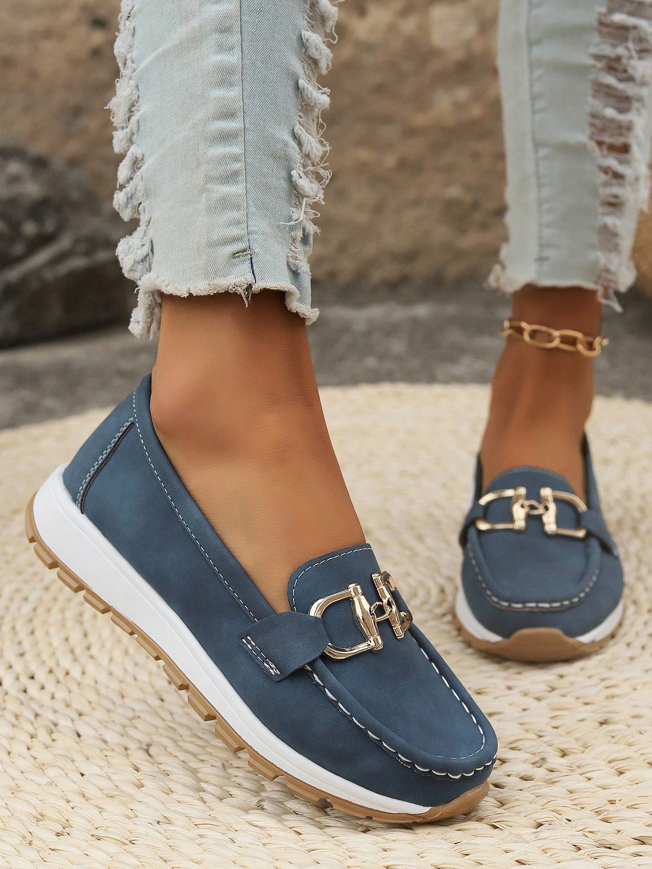 Kimberly Benn | Chic Buckle Loafers