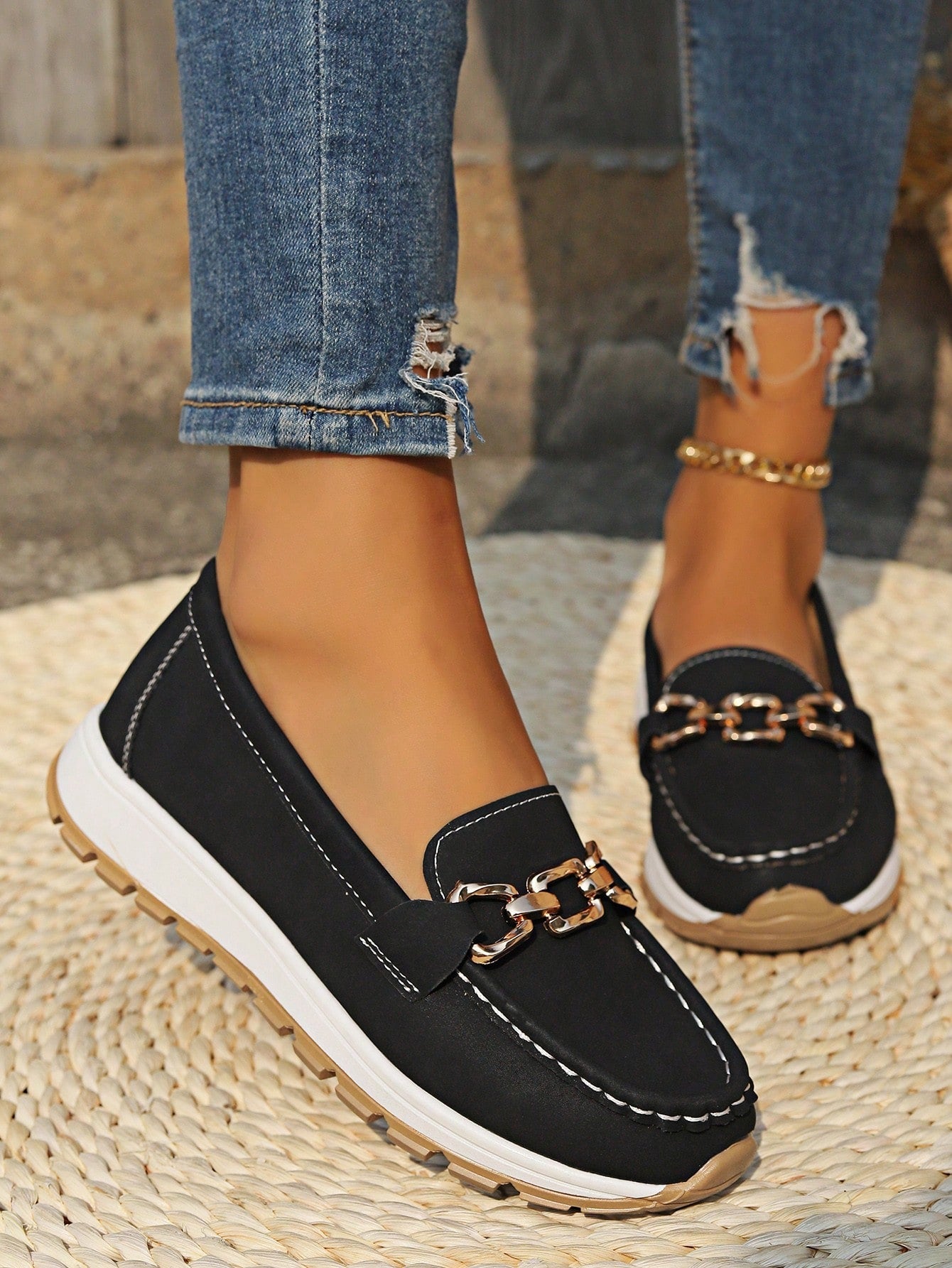 Kimberly Benn | Flat Buckle Loafers