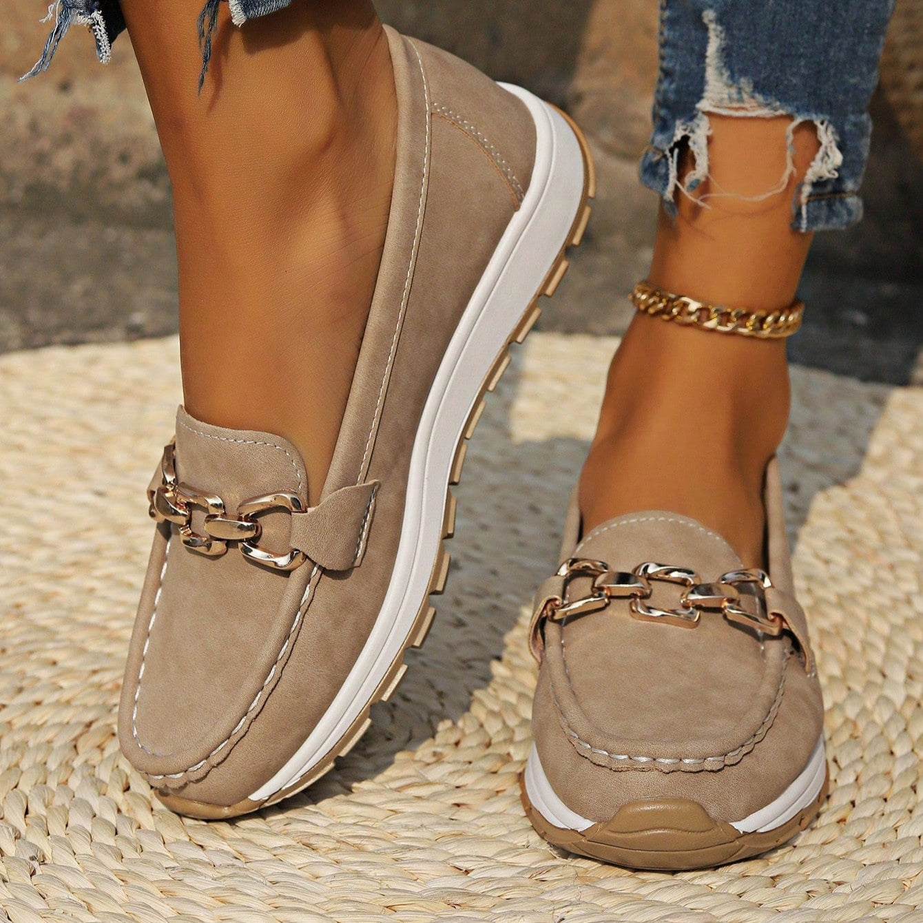 Kimberly Benn | Flat Buckle Loafers