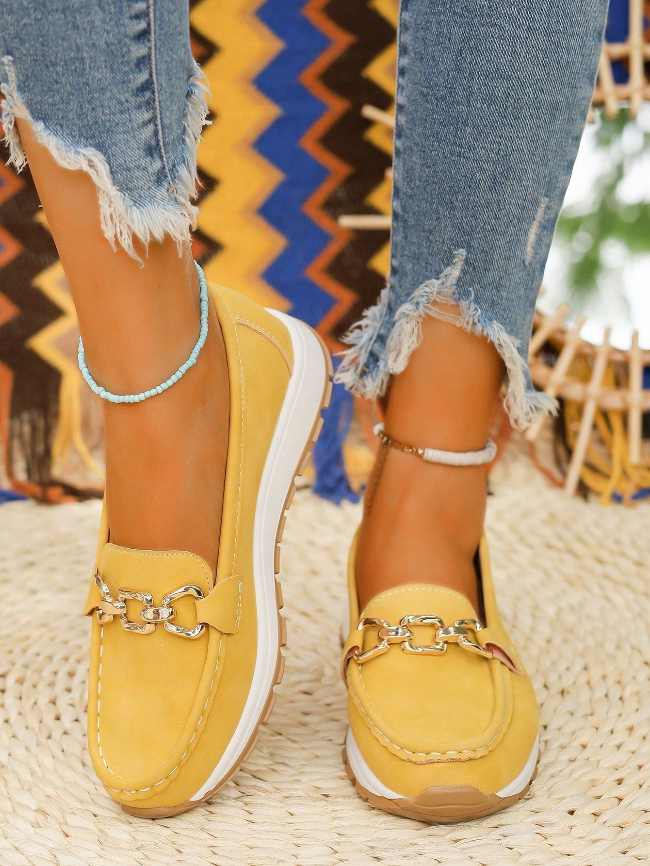 Kimberly Benn | Flat Buckle Loafers