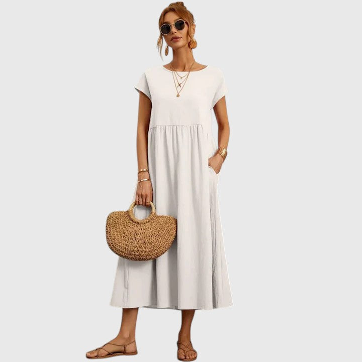 Kimberly Benn | Short Sleeve Midi Dress