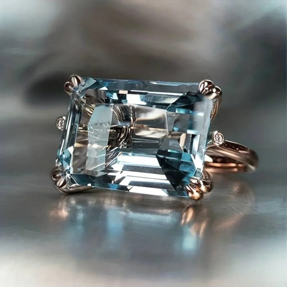 Kimberly Benn | Classic Vintage Blue Zirconia Ring