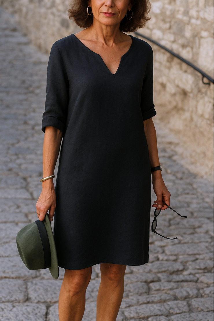Kimberly Benn | Classic V-Neck Shift Dress