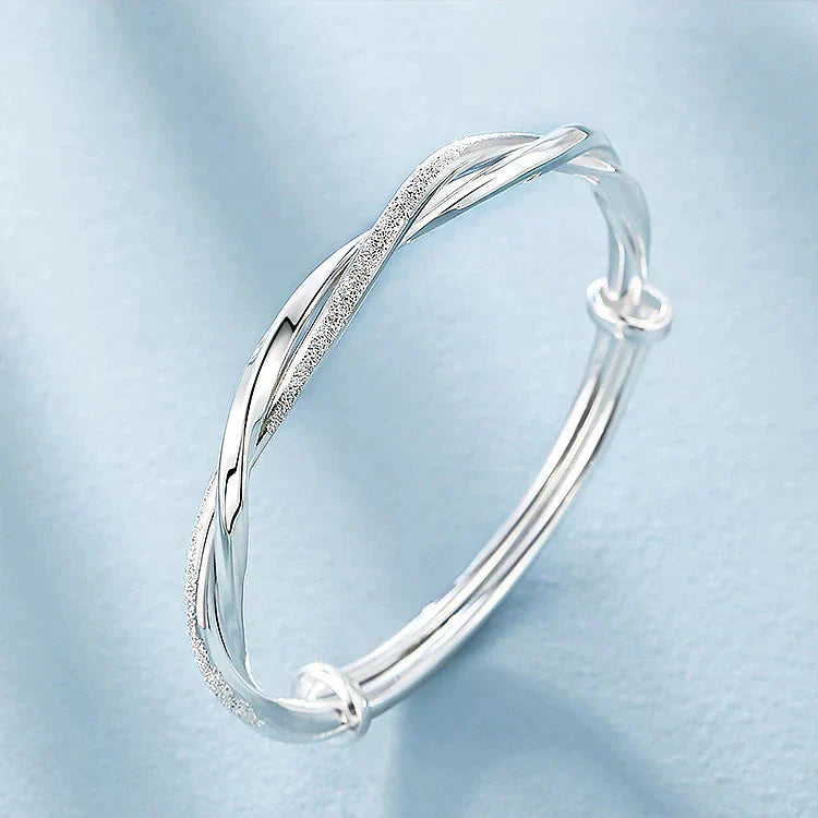 Kimberly Benn | Braided Silver Bracelet