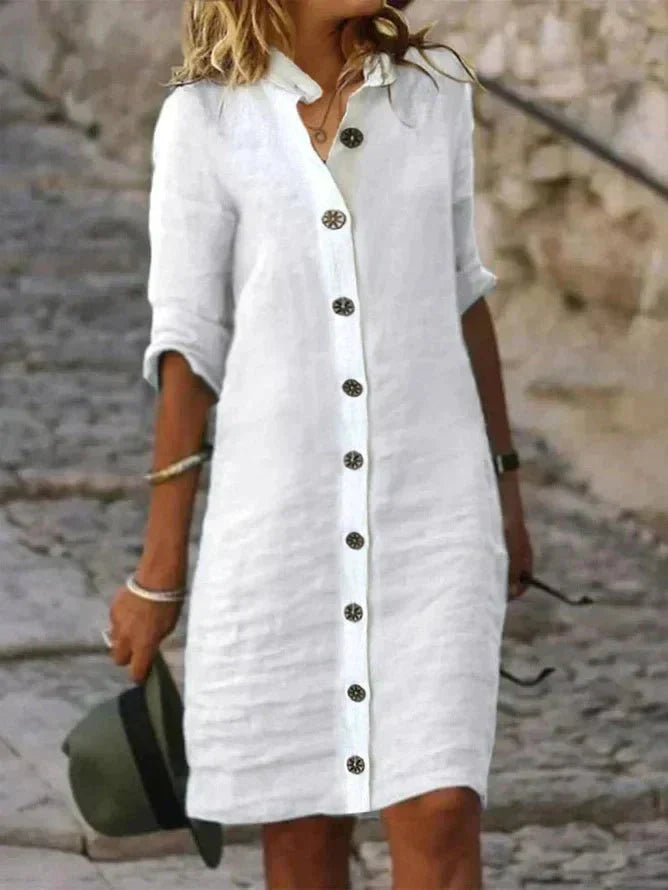 Kimberly Benn | Breezy Comfort Shirt Dress
