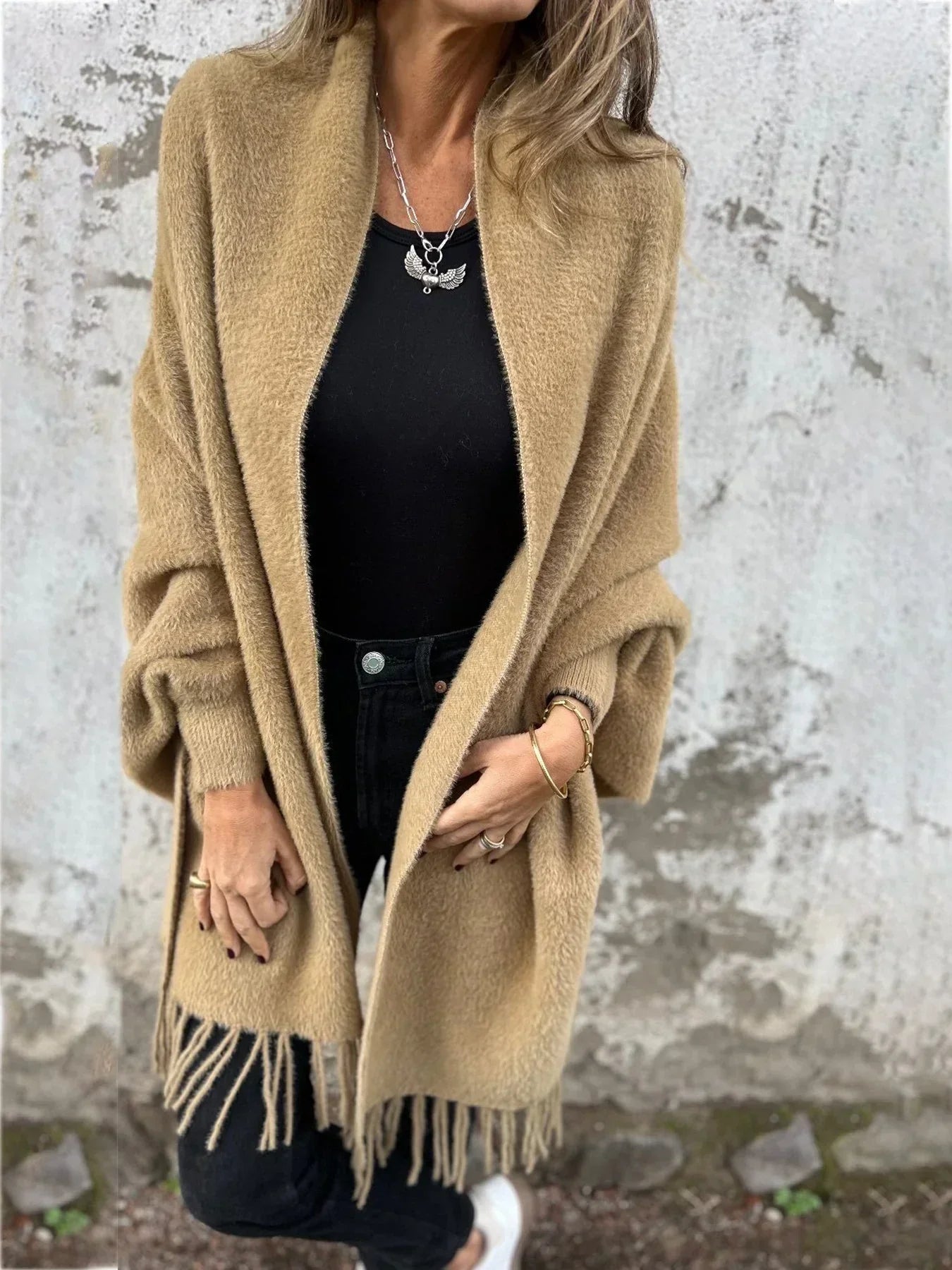 Kimberly Benn | Elegant Drape Cardigan