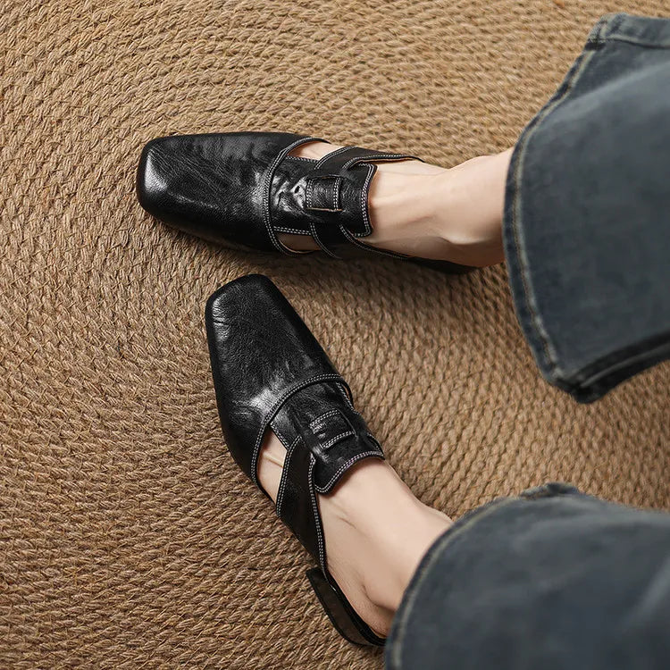 Kimberly Benn | Genuine Leather Mules