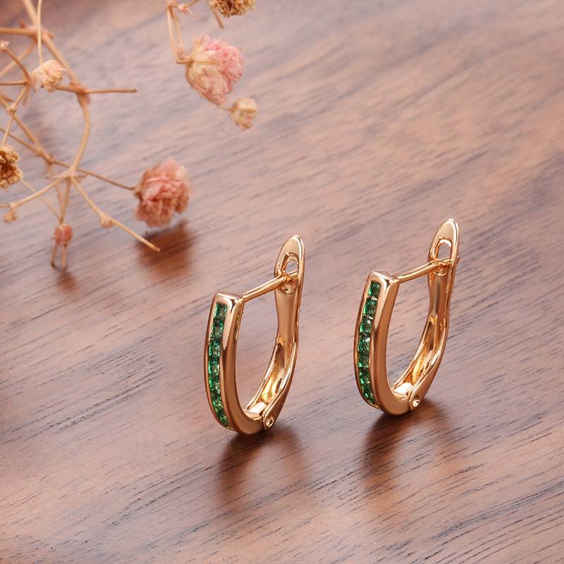 Kimberly Benn | Elegant Green Earrings