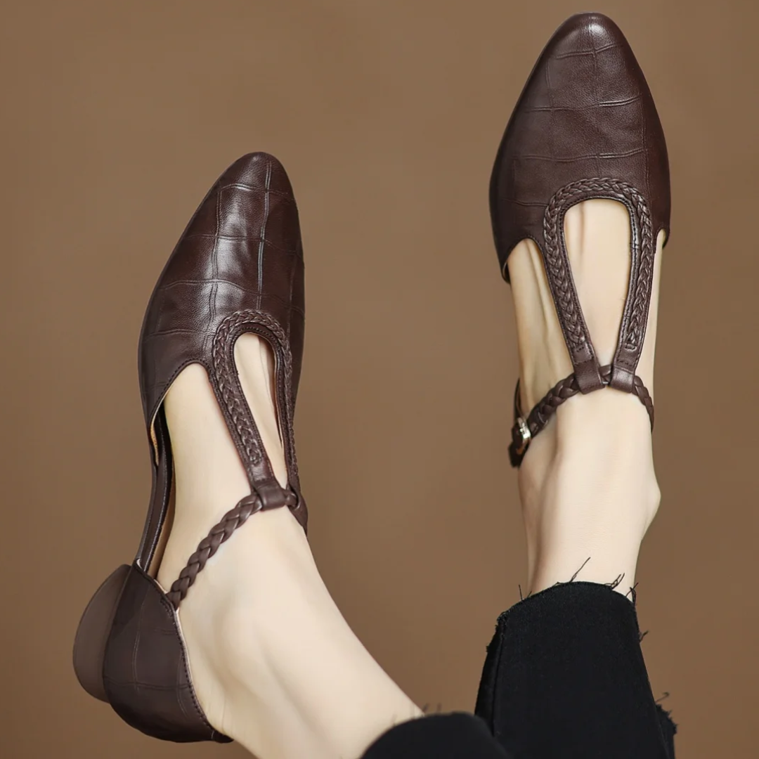 Kimberly Benn | Leather Mary Janes