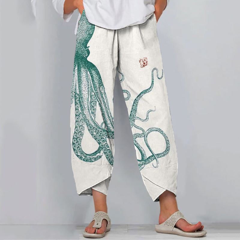 Kimberly Benn | Octopus Print Pants