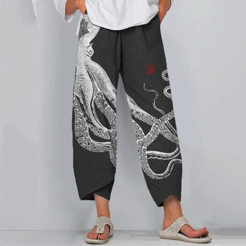 Kimberly Benn | Art Pants In Octopus Ink