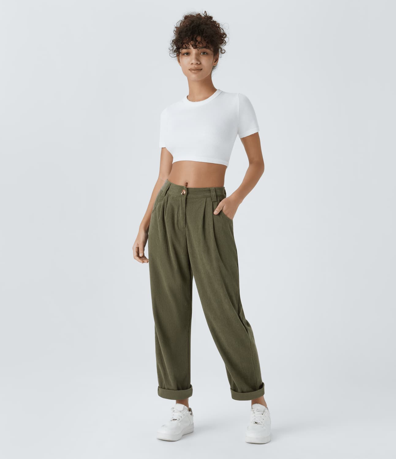 Kimberly Benn | Casual Corduroy Pants