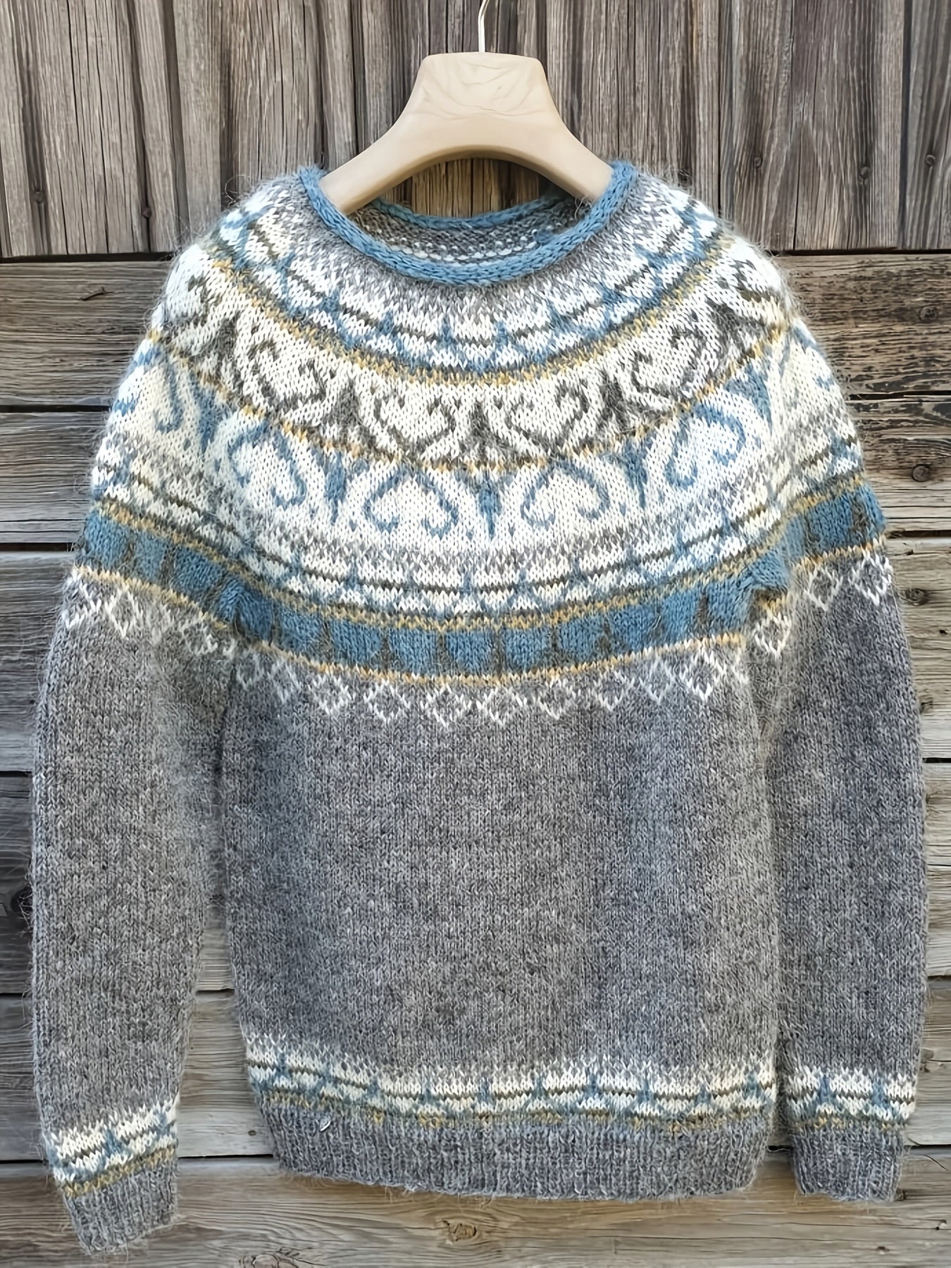 Kimberly Benn | Elegant Nordic Sweater, Warm Material, Suitable for Winter