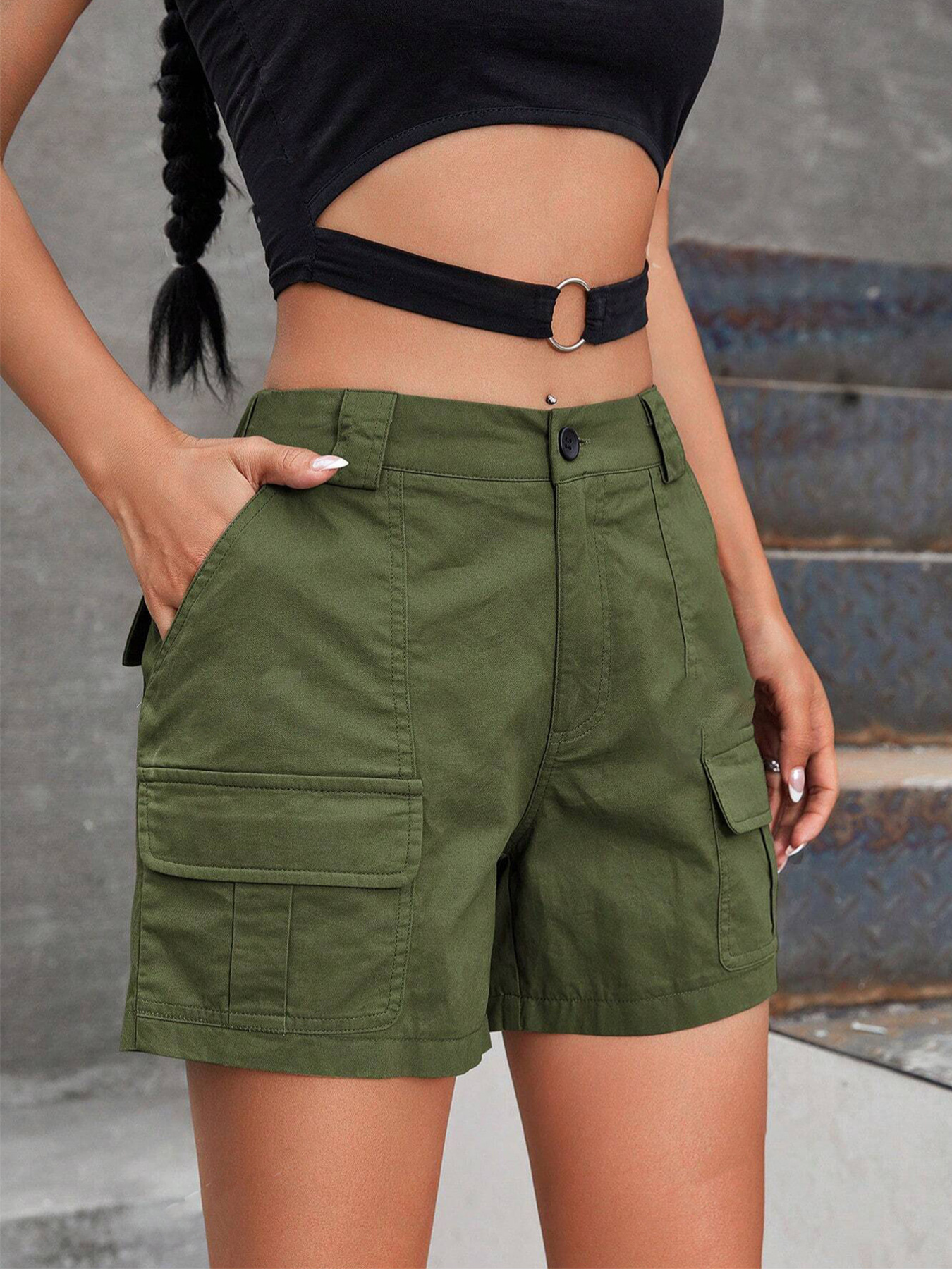 Kimberly Benn | Comfy Cargo Shorts