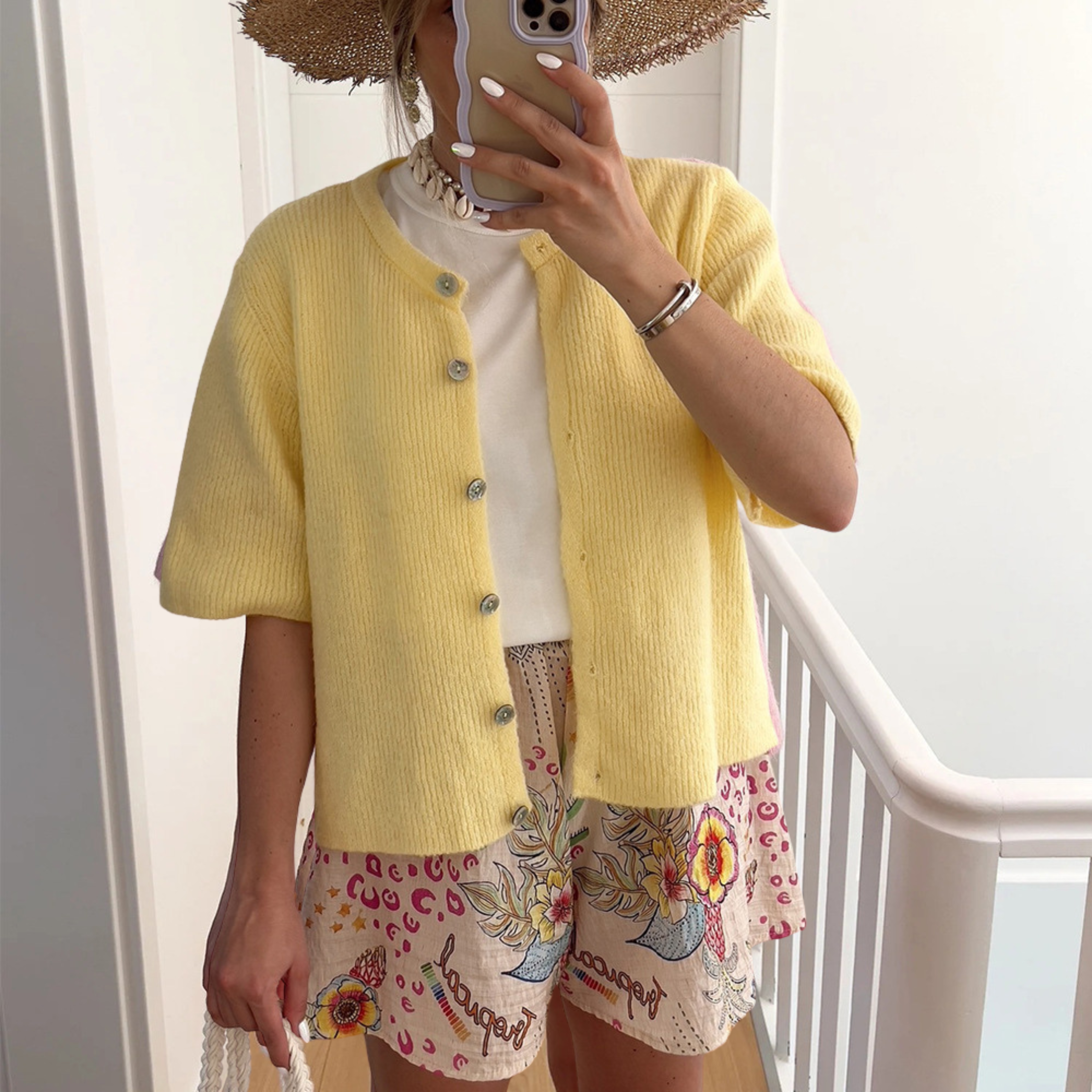 Kimberly Benn | Casual Summer Lightweight Short Sleeve Cardigan